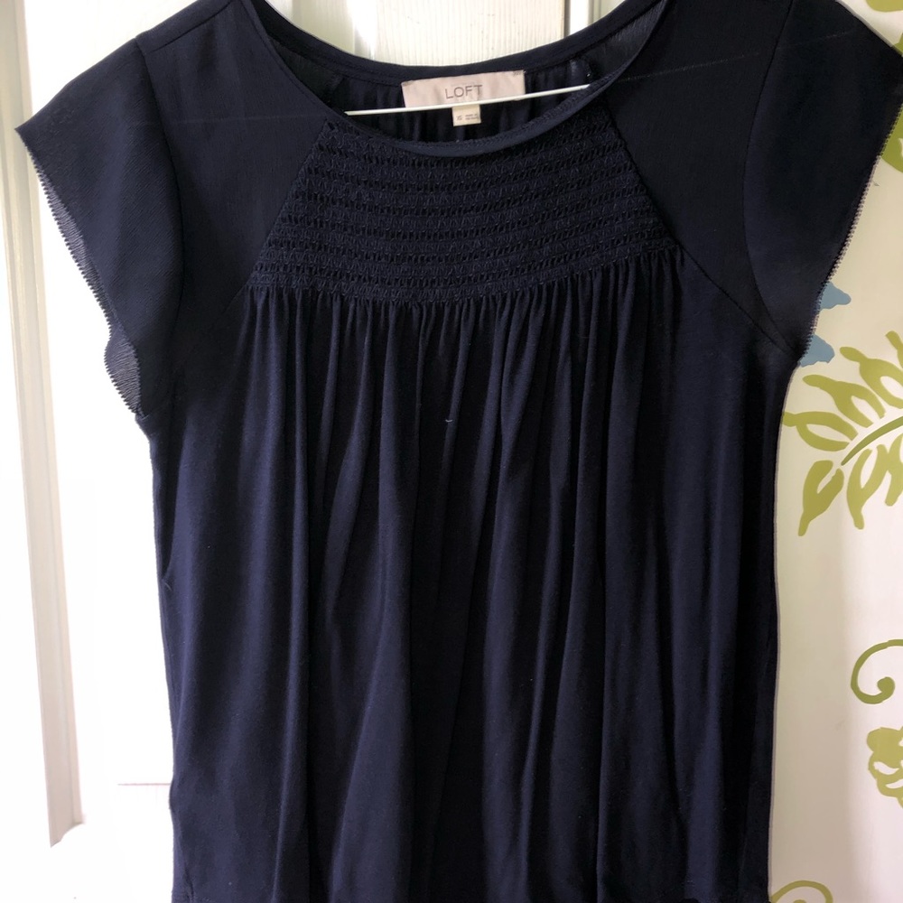 Navy loft shirt
